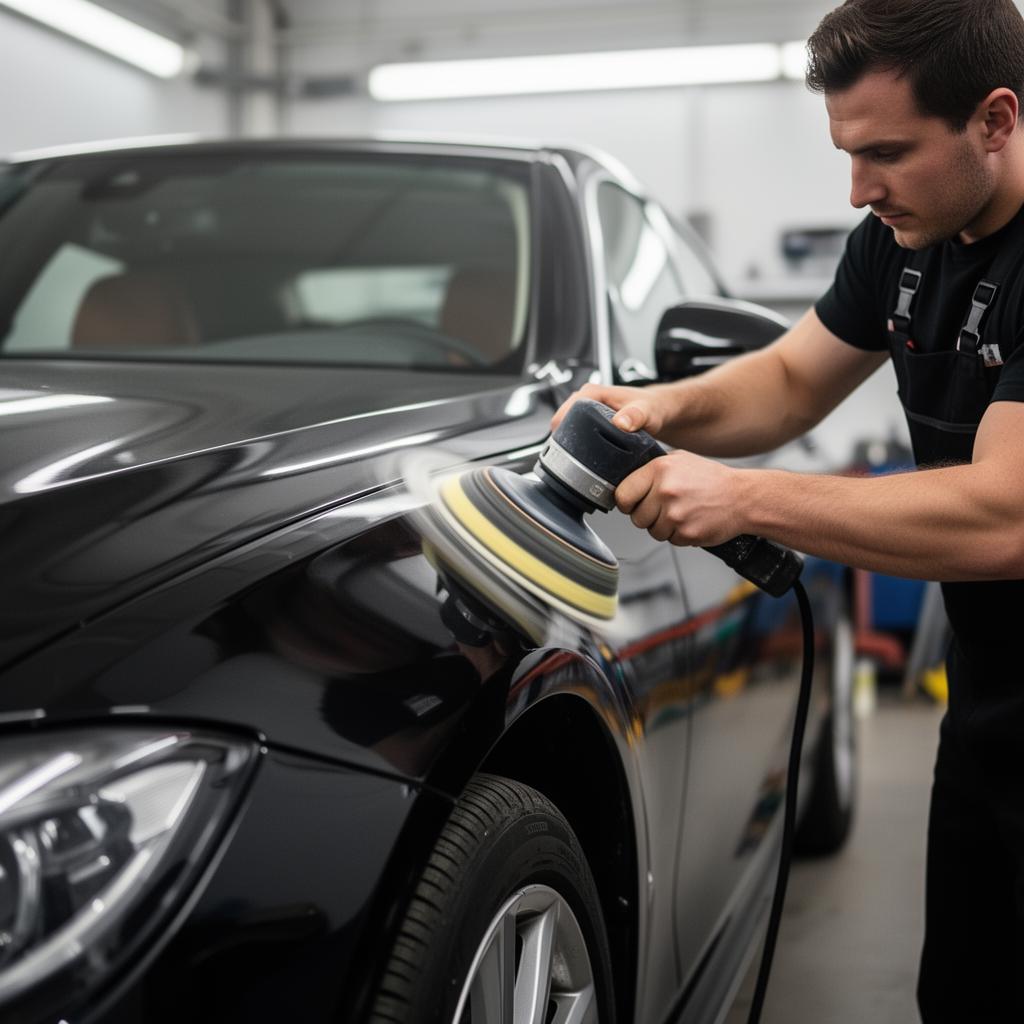 Professional paint correction process